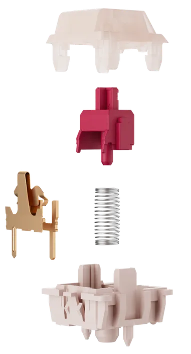 Cherry MX Petal structure diagram