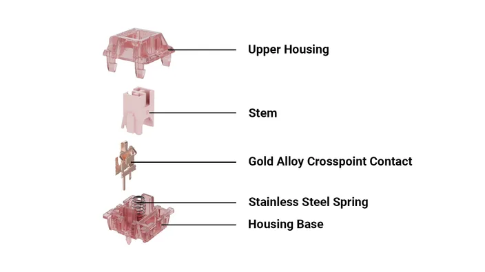 Box Ink Pink V2 Switch structure diagram
